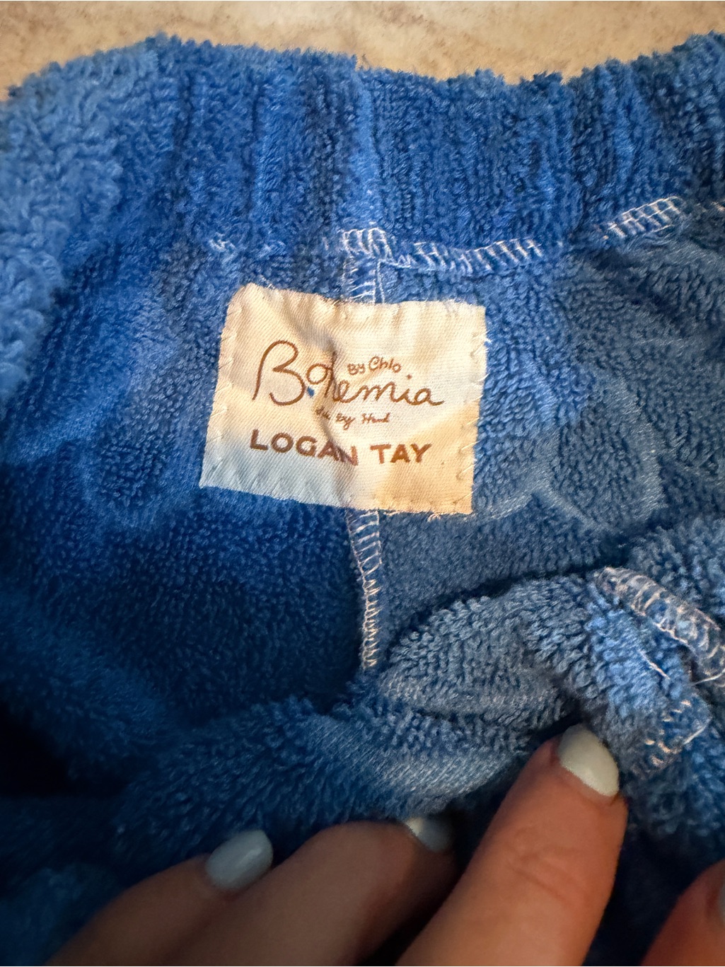 One Of One! Logan Tay X Bohemia Terry Shorts — image 2 of 3